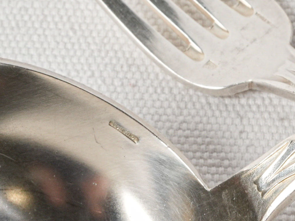 Classic vintage French flatware set  