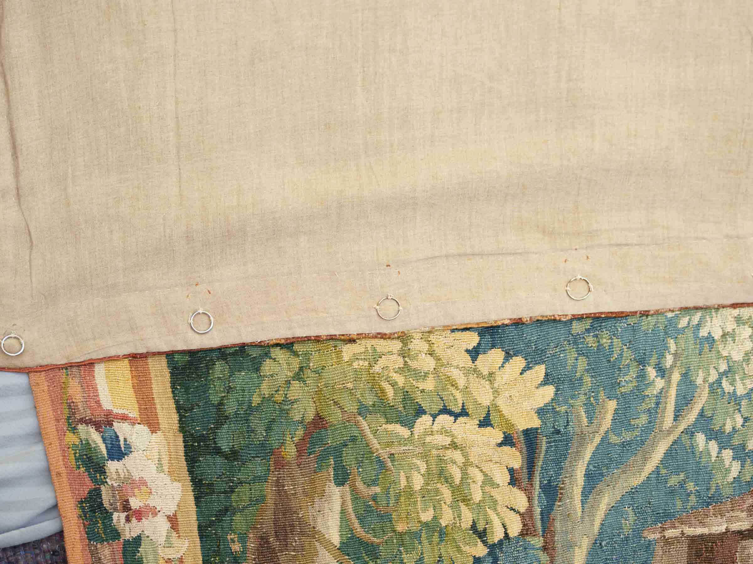 Very Large 18th-Century French Aubusson Wool and Silk Tapestry, Le Moulin de Charenton