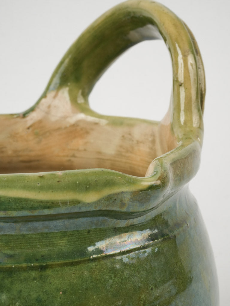 Timeless French terracotta milk jug