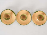 3 antique French egg cups - Dieulefit 2¾"