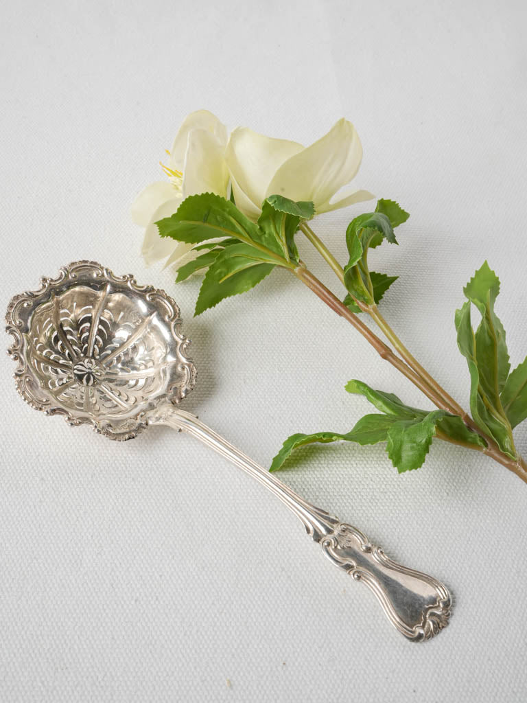 Antique silver sugar sifter  