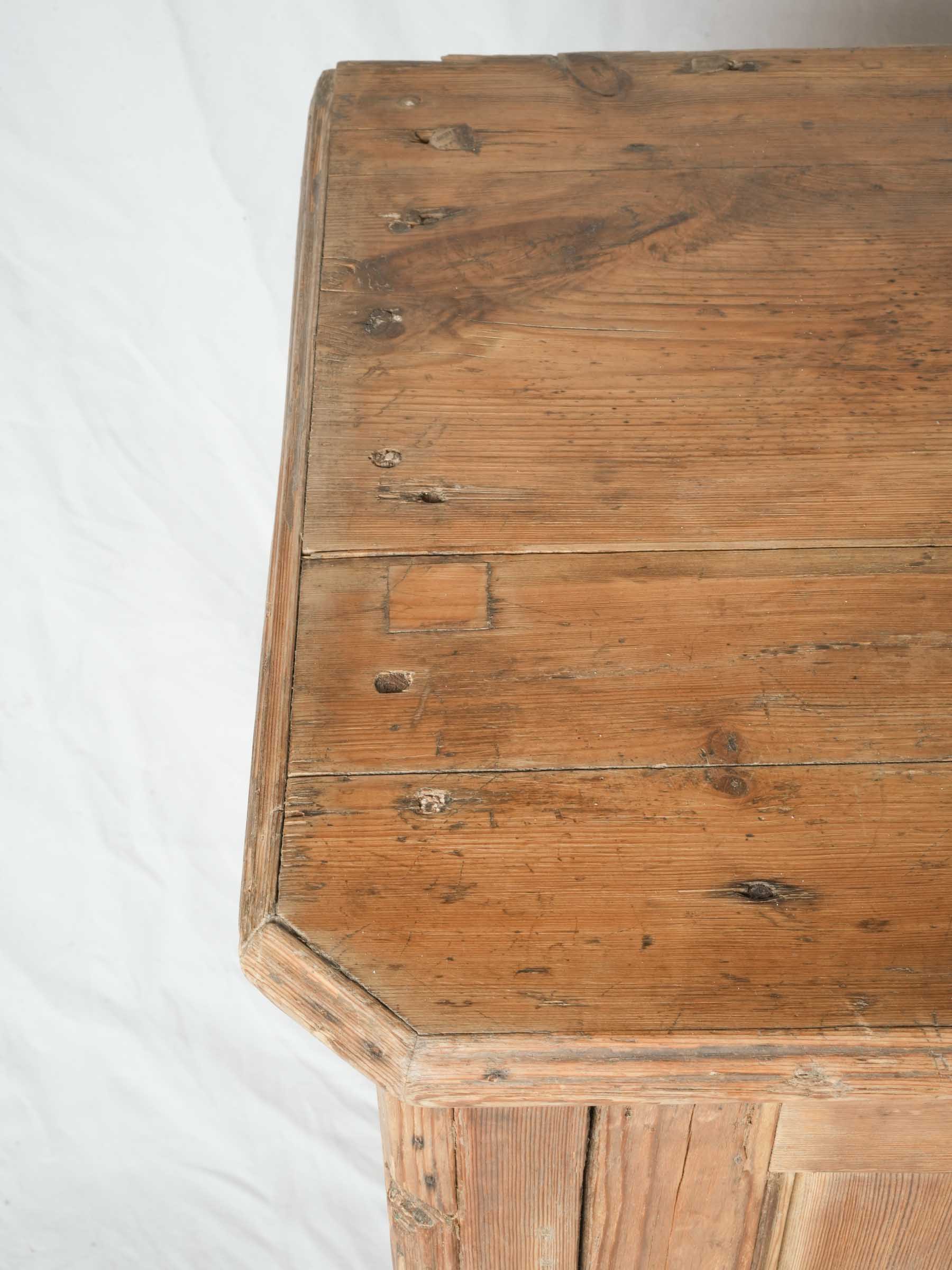 Early-20th-Century French Country Pine Buffet - 33½" x 49¼"