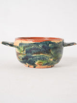 Traditional Vallauris stoneware soup bowl