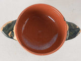 Small Jaspé soup bowl -blue green & yellow 2¼" x 6"