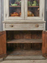 Timeless grey wooden kitchen dresser