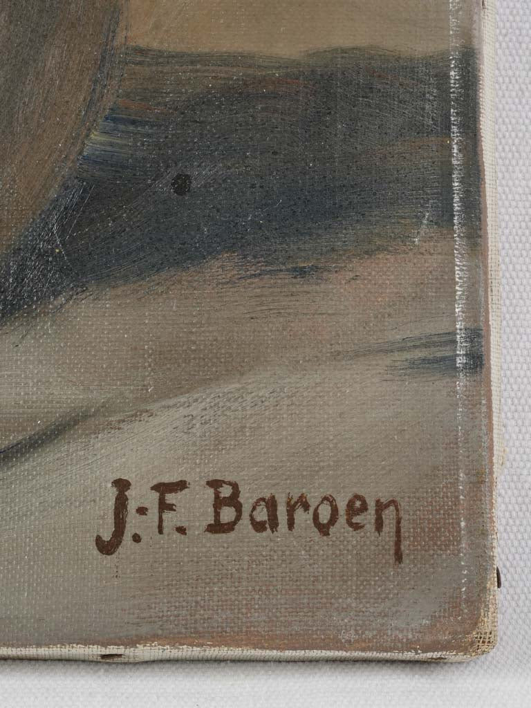Elegant painterly realism canvas