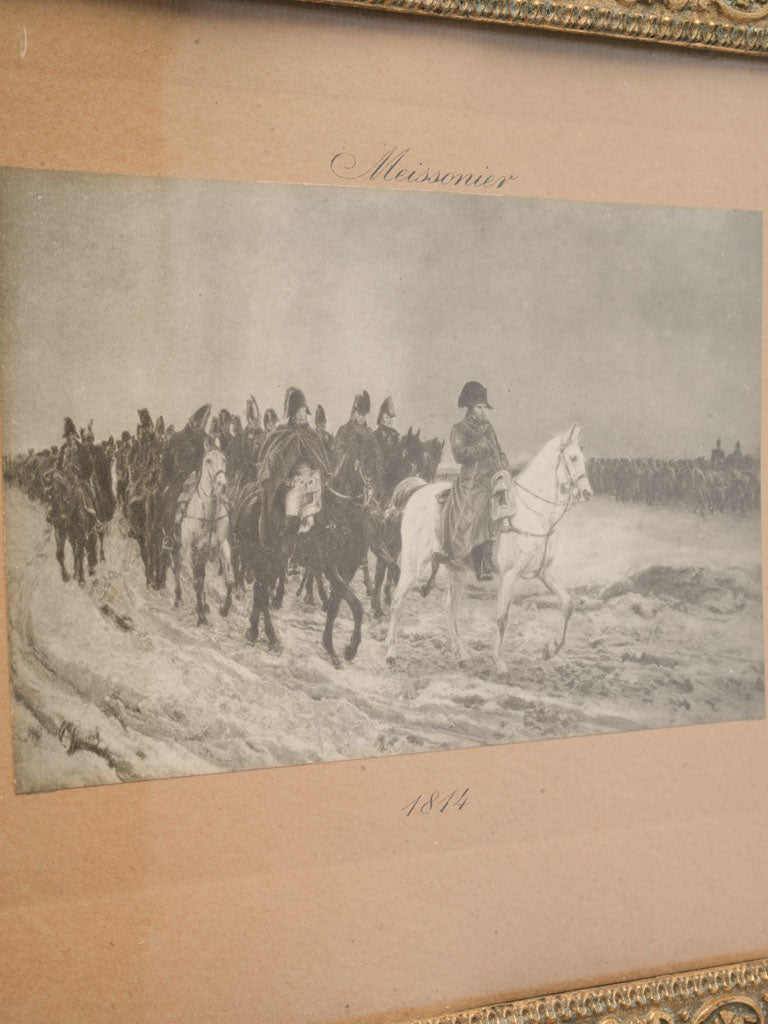 Napoleon with the Grande Armée - Engraving After Ernest Meissonier - 8" x 10¾"