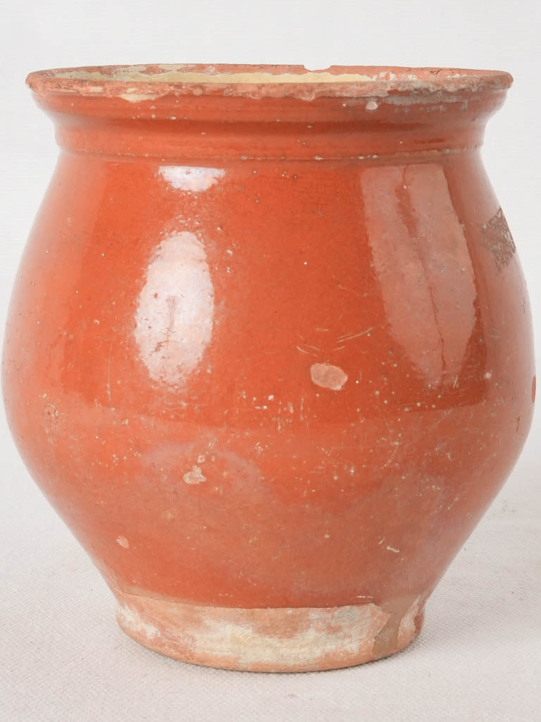 Single handle pot / mug w/ brown glaze 5½"
