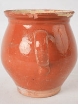Single handle pot / mug w/ brown glaze 5½"