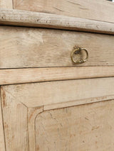 Rustic handcrafted oak storage piece