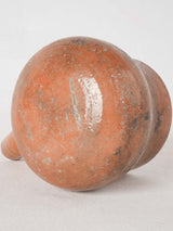 Cooking pot w/ handle & brown glaze - Vallauris