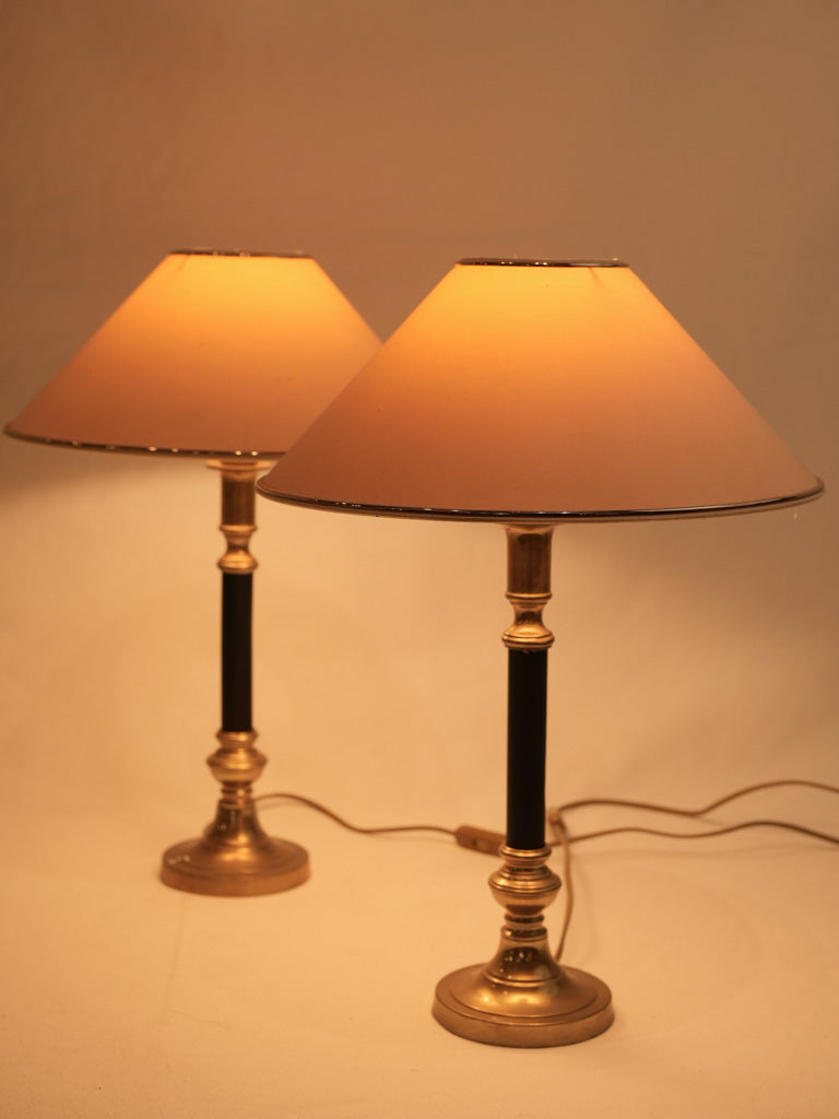 Antique elegant bedside pair