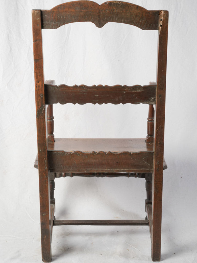 Provincial 19th-century walnut chair  