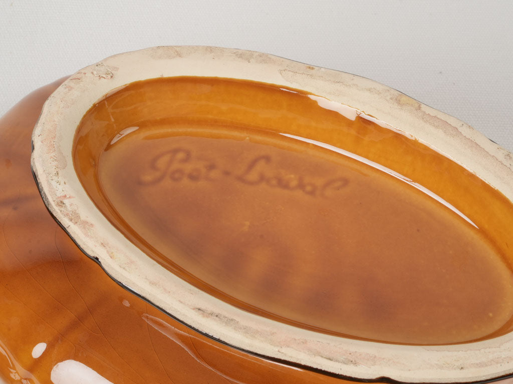 Poet Laval antique ocher platter