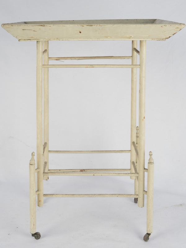 Vintage patina Japanese-inspired bar cart