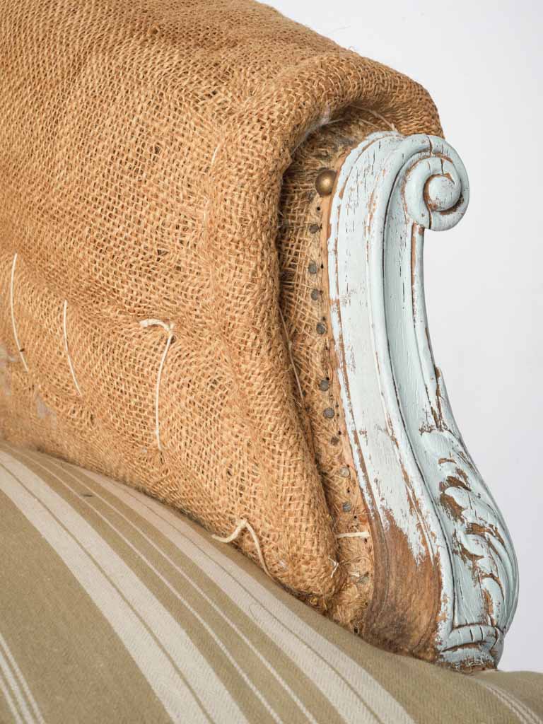 Charming Petite French Low Armchair in the Louis XV Style c. 1900 - 26¾"