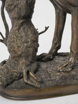 Detailed ornate bronze animal sculpture