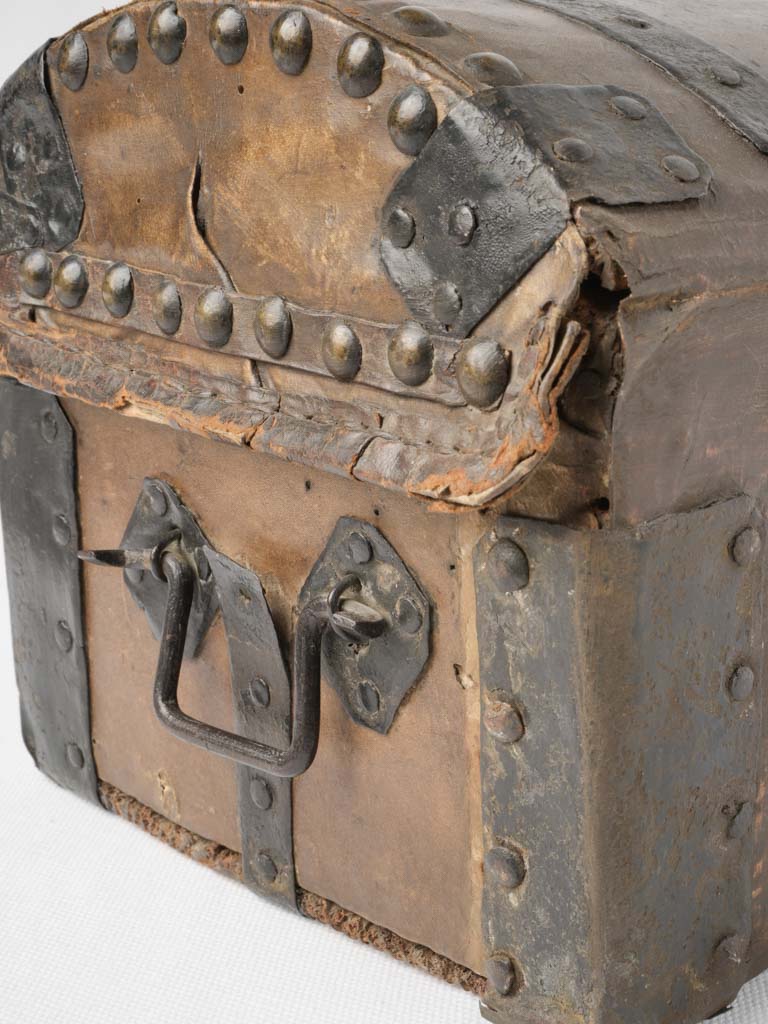 Traditional handcrafted French trunk
