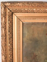 Classic French framed floral painting