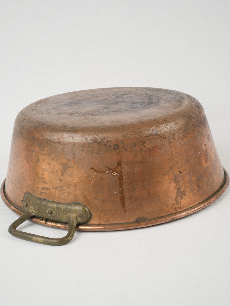 Classic aged French cooking vessel