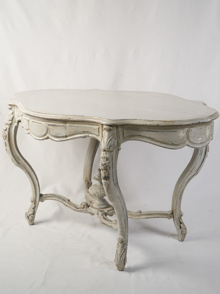Early 20th Century French Rococo Revival Center Table w/ 2 Drawers - 51¼"