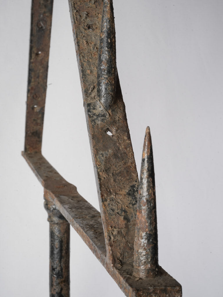 Antique Iron Floor-Standing Pricket Candlestand - 72"