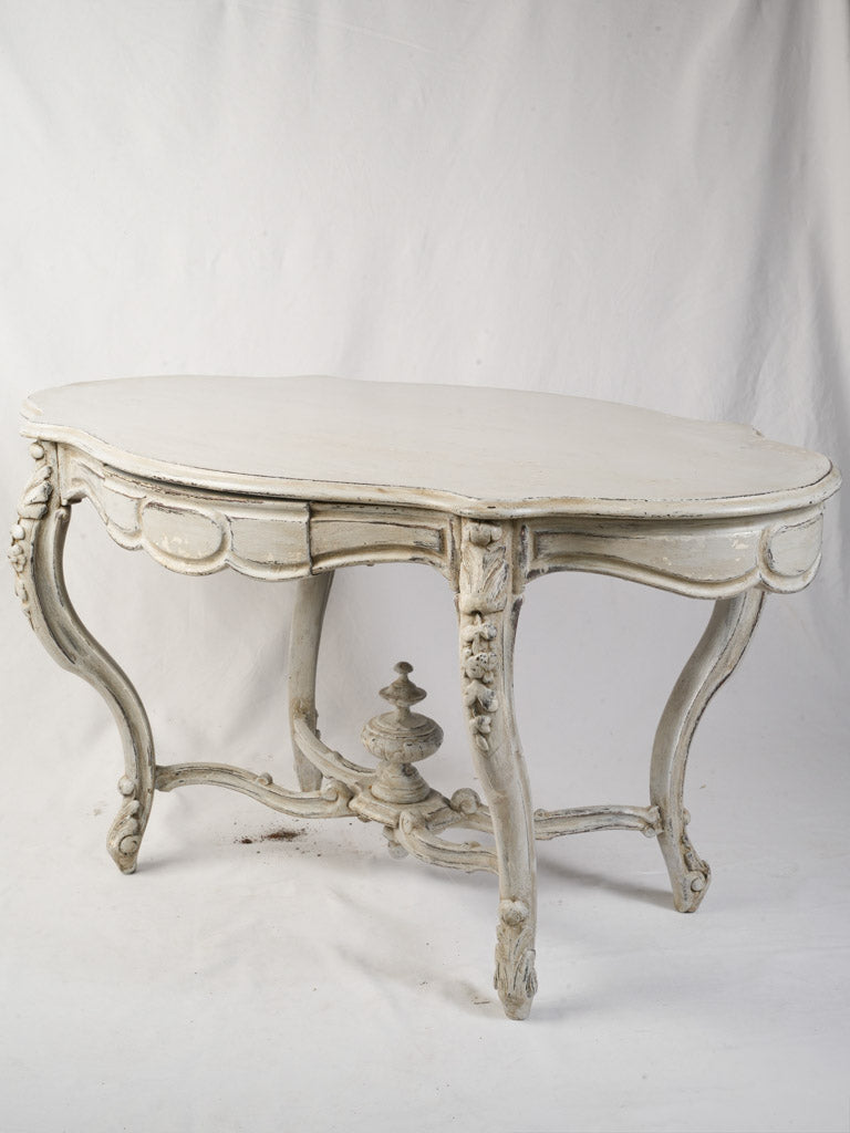 Early 20th Century French Rococo Revival Center Table w/ 2 Drawers - 51¼"