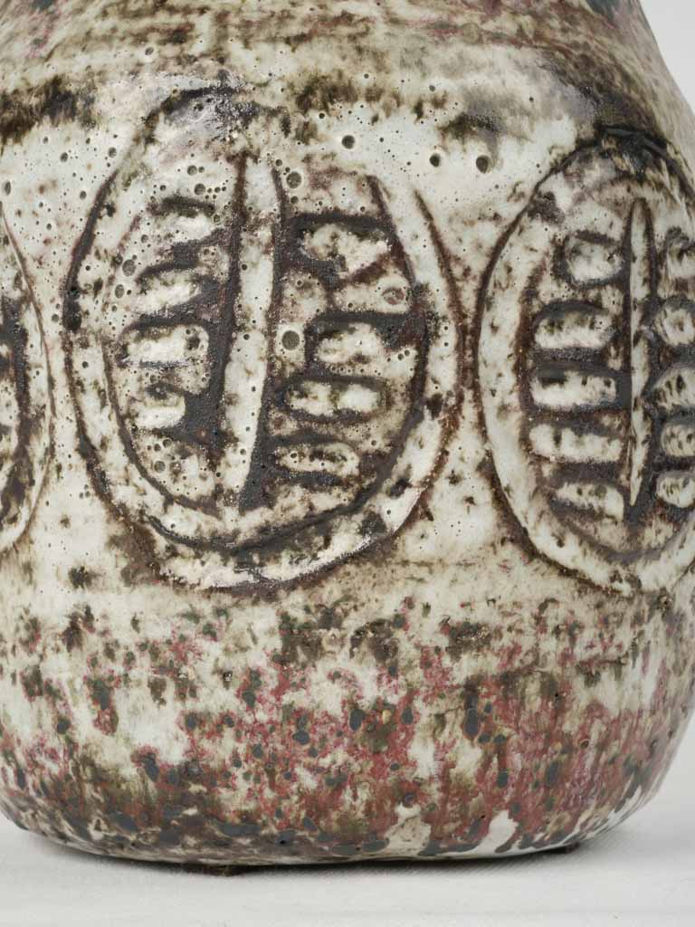 Stylish mid-century ceramicist pitcher  