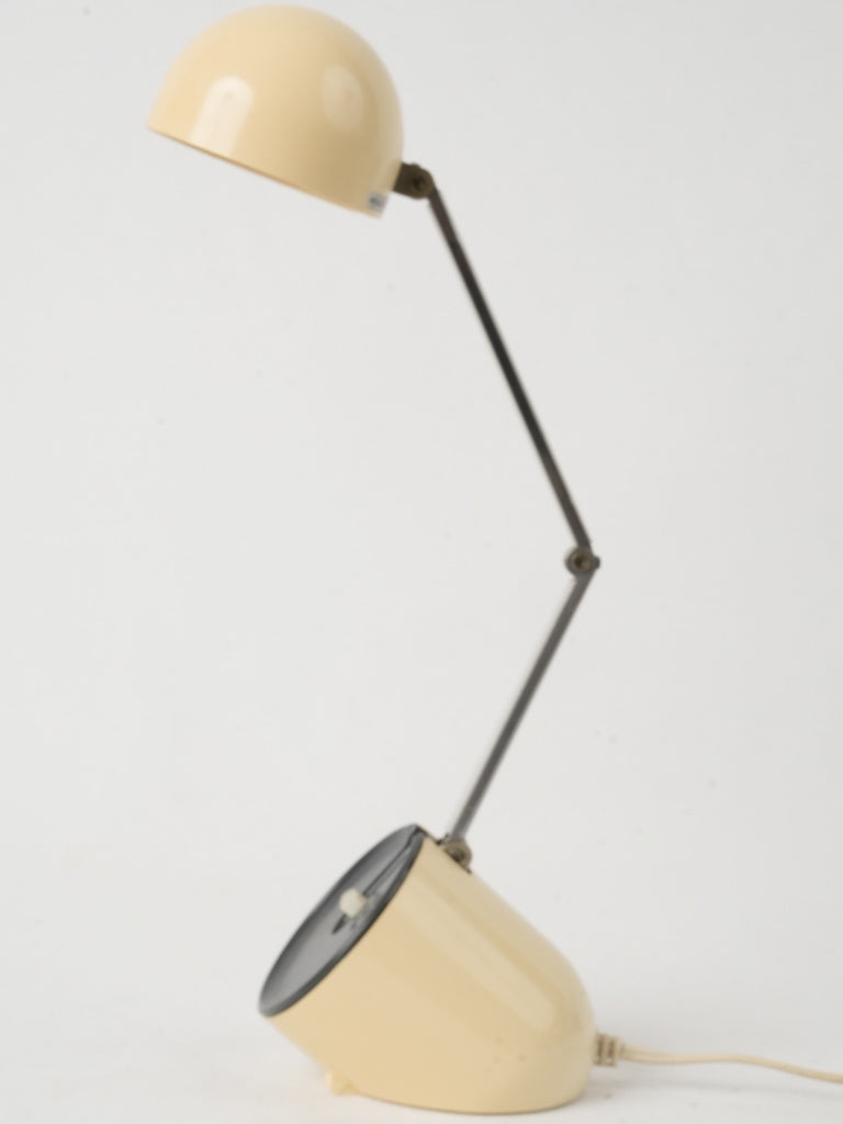 Minimalist Beige Bakelite Desk Lamp