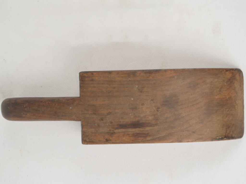 Vintage farmhouse wooden grain scoop