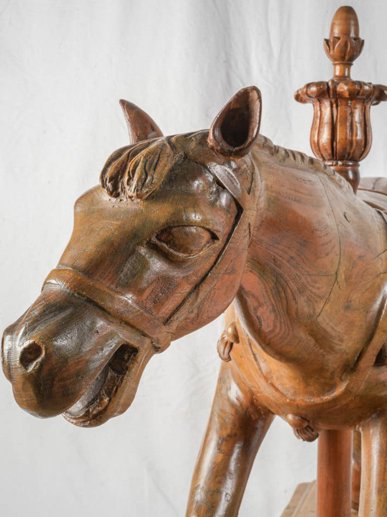 Handcrafted Italian carousel horse decoration  