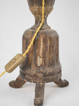 Decorative rustic electric candlestick