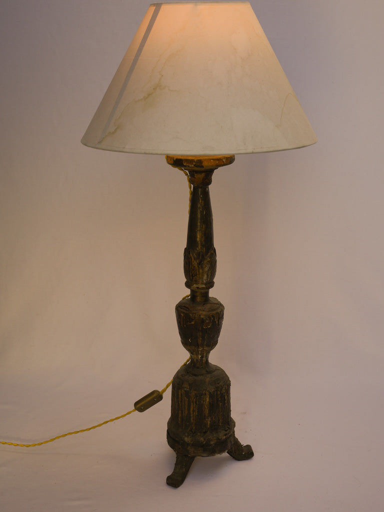 Baroque-inspired electric table lamp