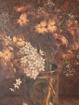 19th century still life bouquet in glass vase  - Alice-Marie Brunet