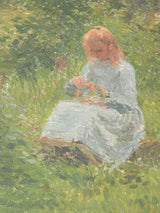 Study of a Victor Lecomte painting 18½" x 24½"