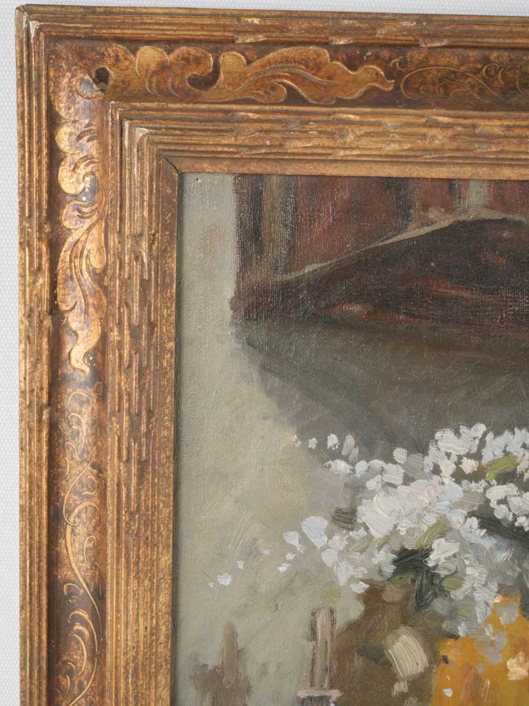 Gilded 19th-century French canvas art