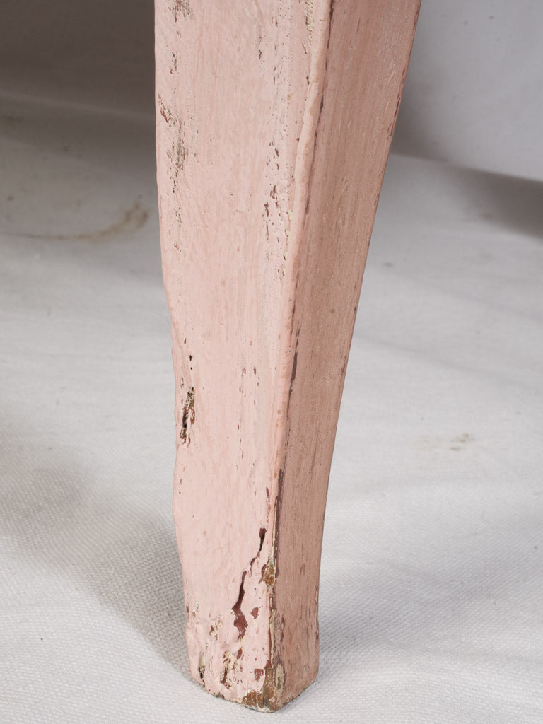 Antique Petite Louis XVI Commode Sauteuse w/ Blush Patina - 33¾" x 34¼"