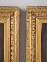 Aged gilded finish 1820s paintings