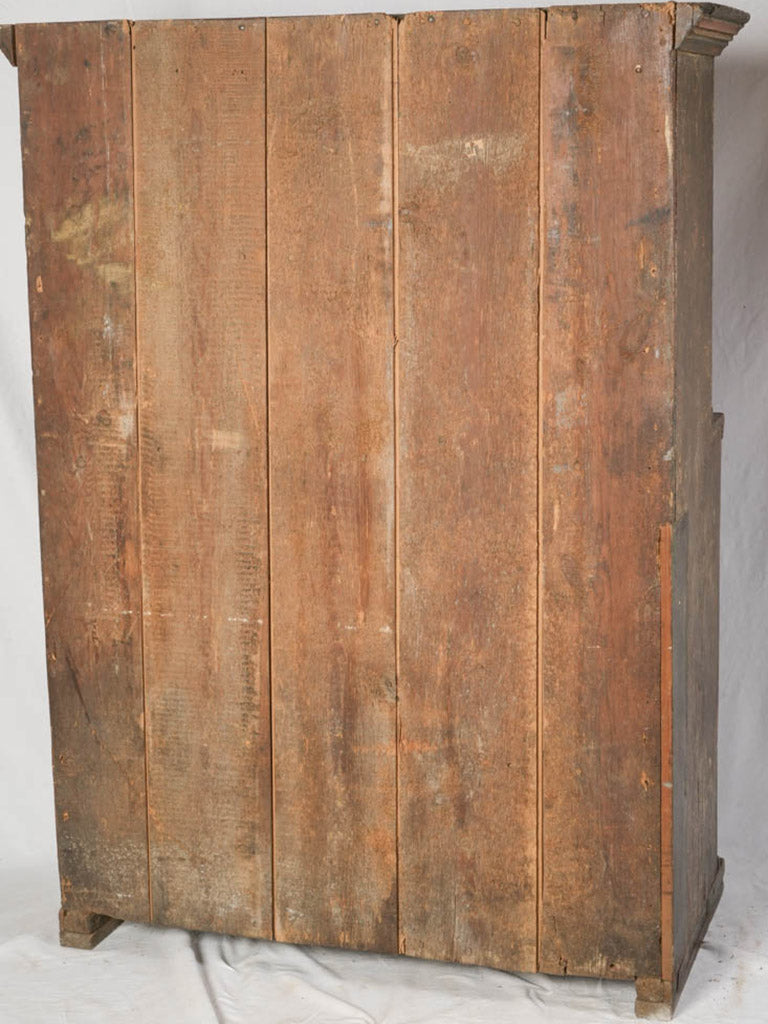 Distinctive vintage Alpine wood cupboard  