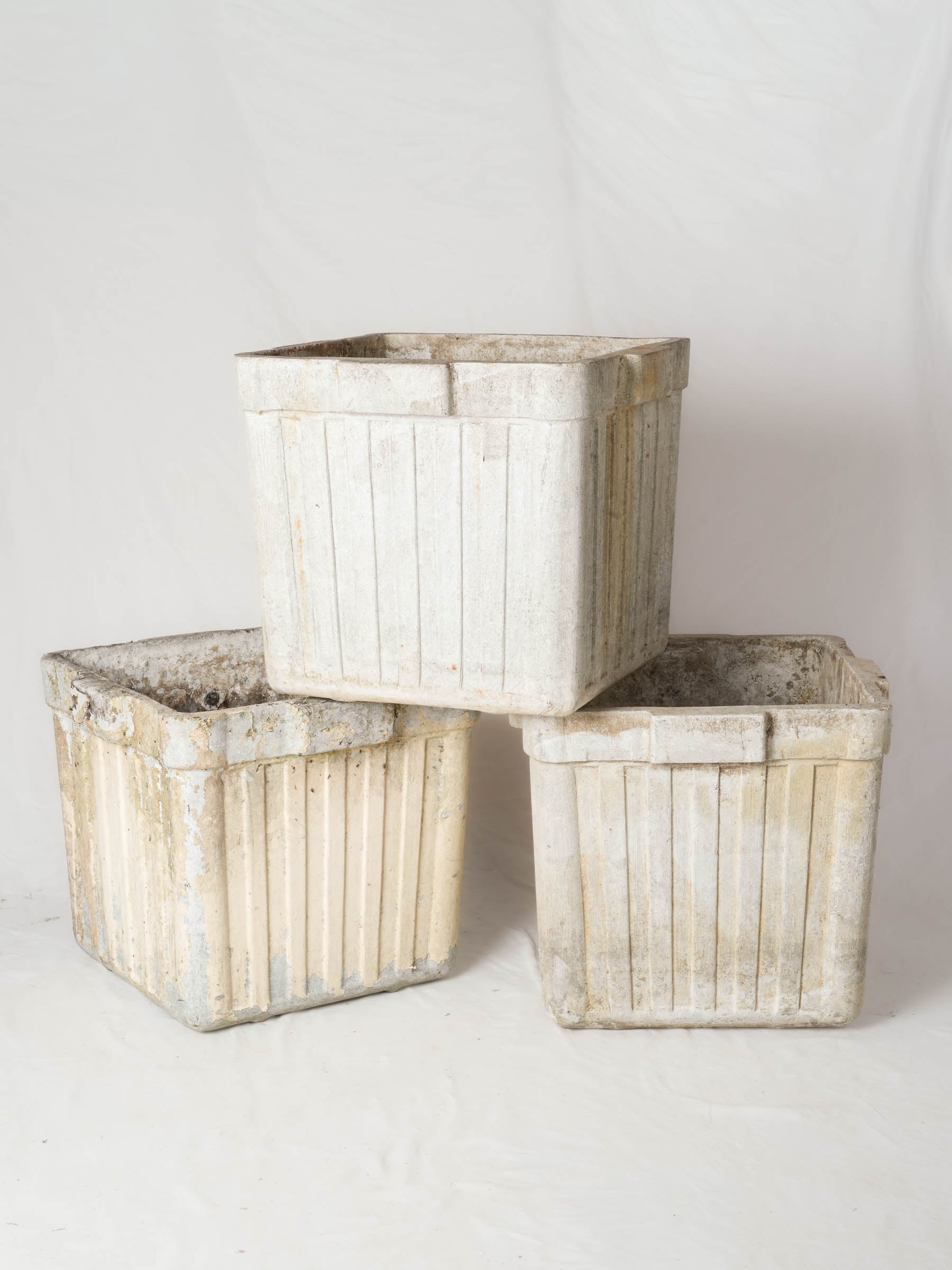Set of Three Large Mid 20th-Century Willy Guhl Garden Planters