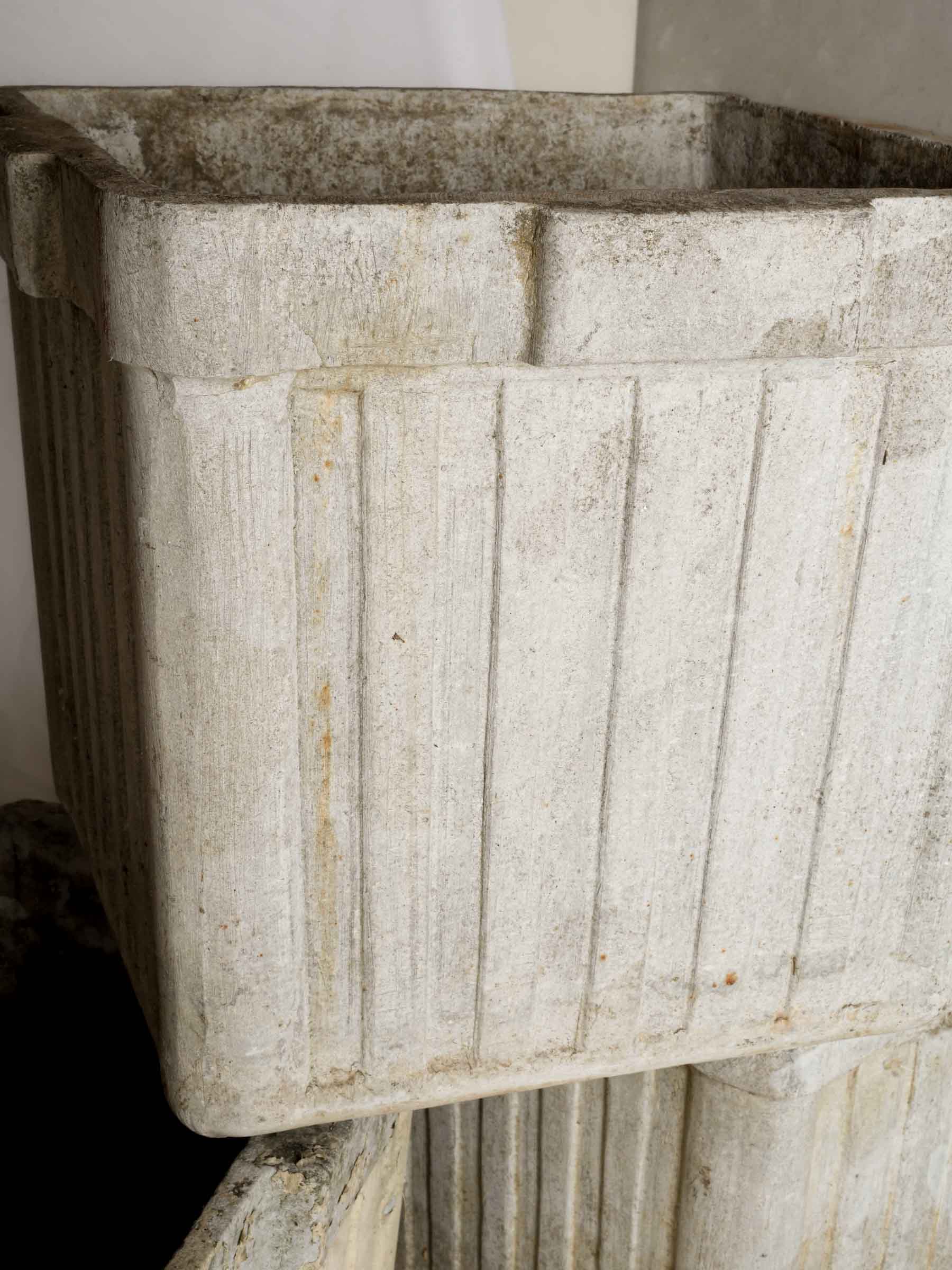Set of Three Large Mid 20th-Century Willy Guhl Garden Planters