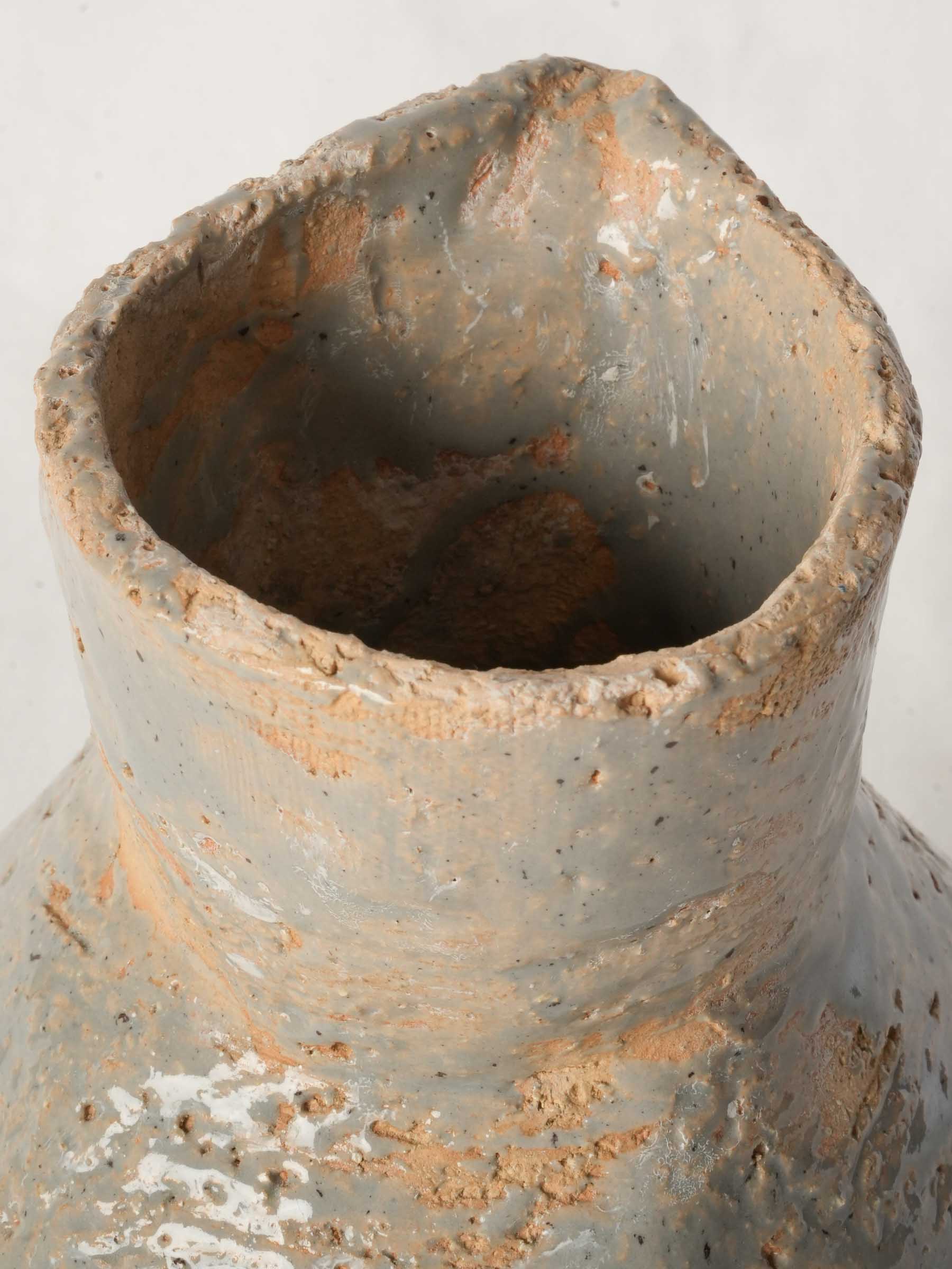 Contemporary French Artisan Ceramic Pitcher - 10¾"