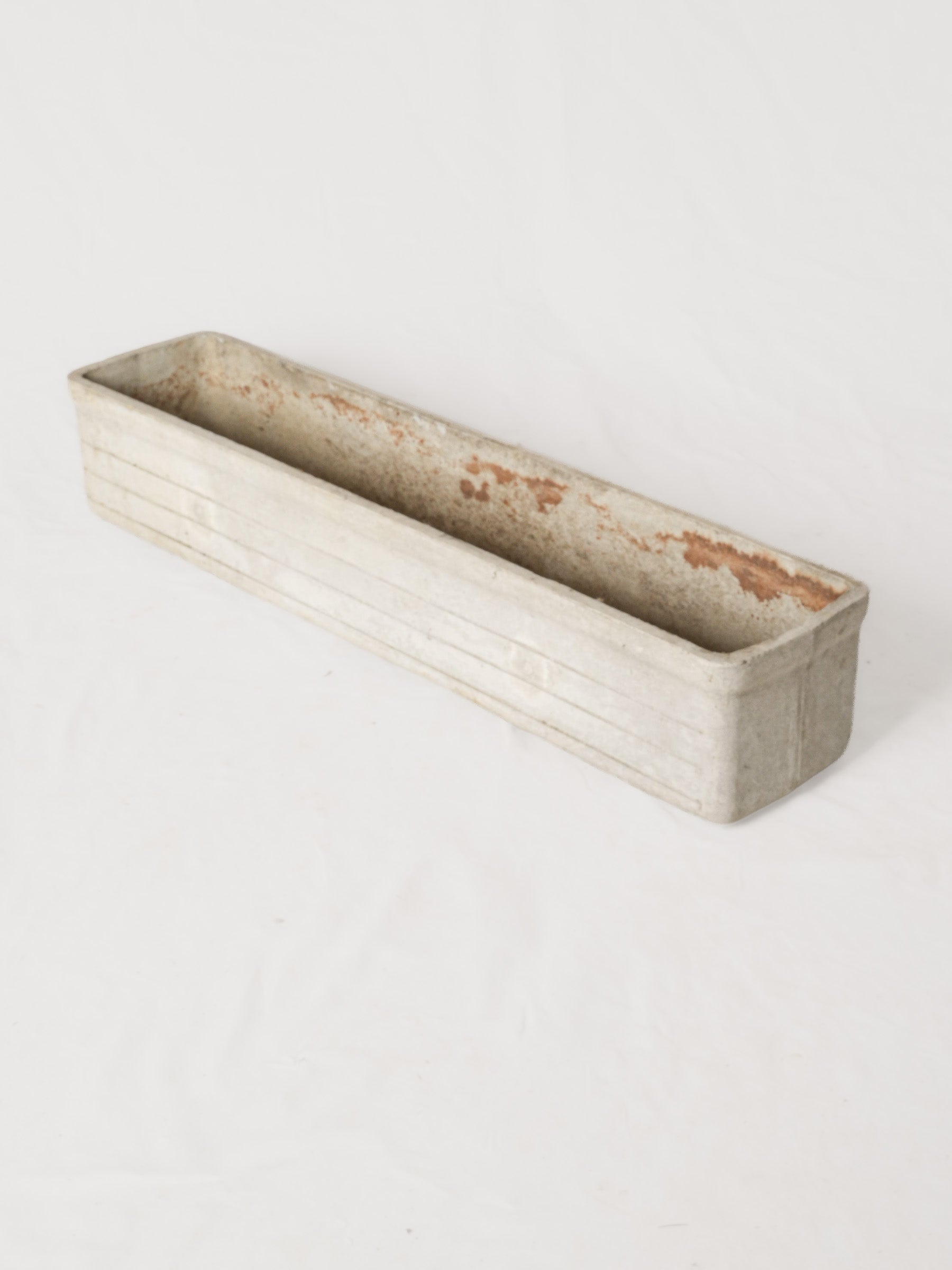 Mid-20th-Century Rectangular Cement Garden Planter - 39½"