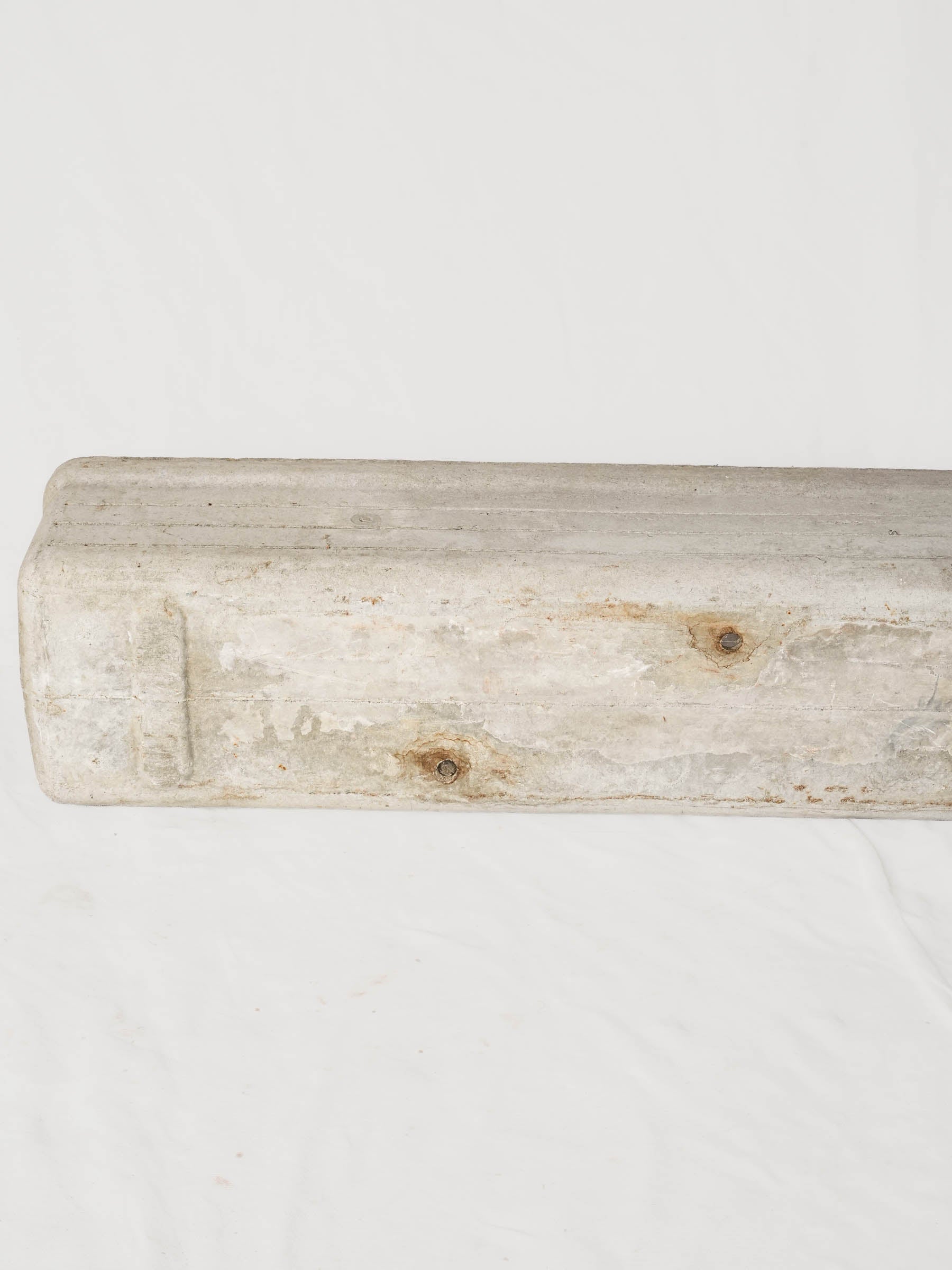 Mid-20th-Century Rectangular Cement Garden Planter - 39½"