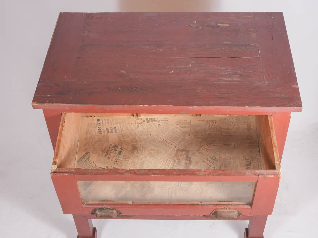 Vintage shop display vitrine - grain store 32¾" x 18" x 30¼"