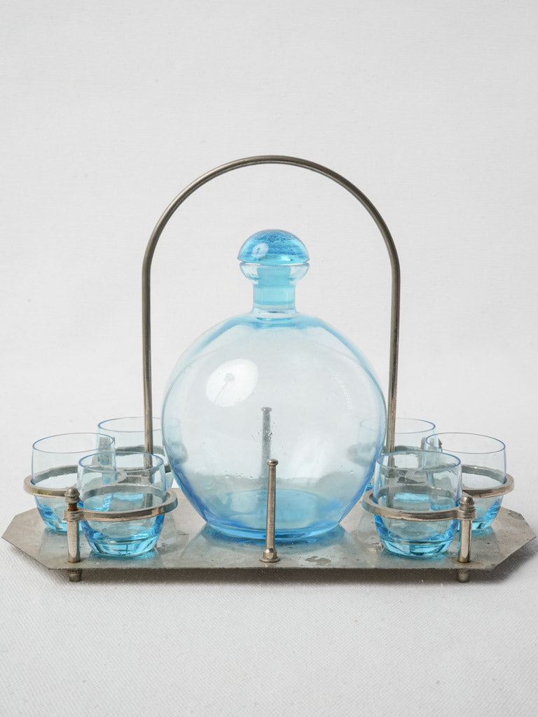 Elegant mid-century beverage collection