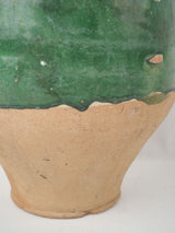 Aged clay confit pot