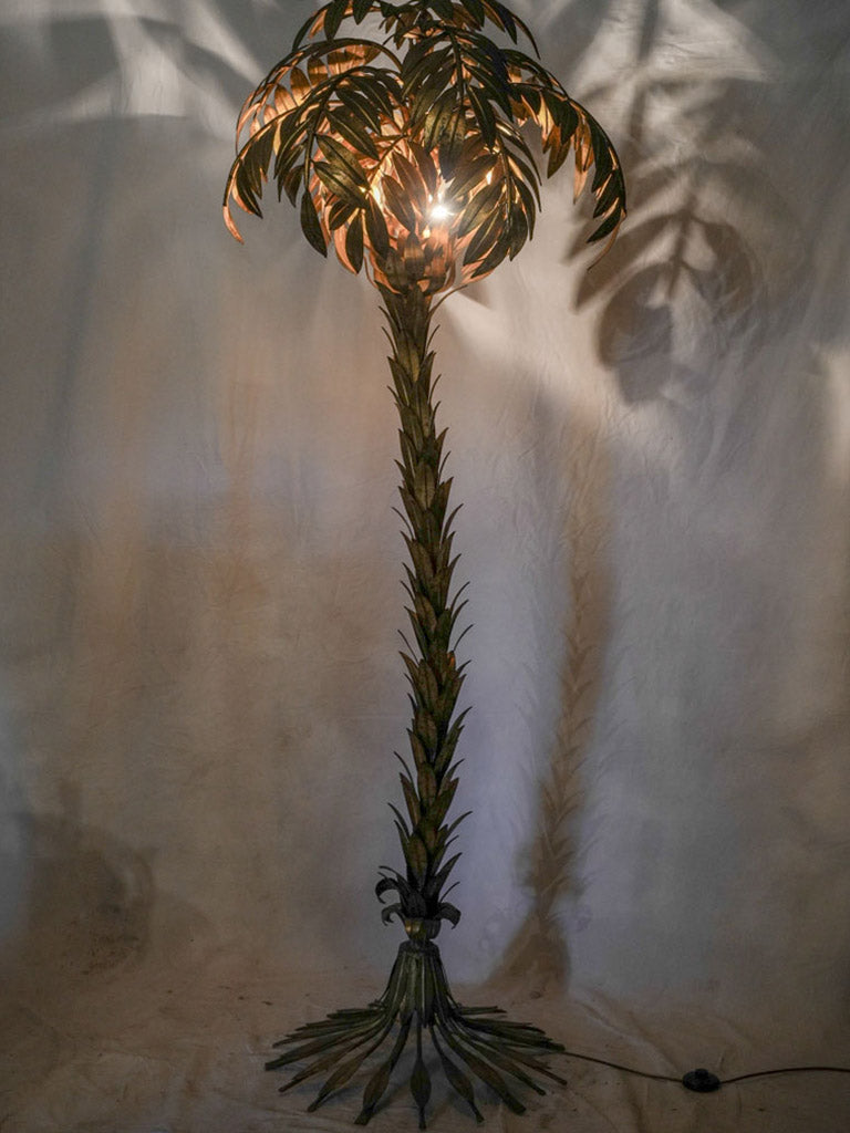 Lush gilded nature-inspired lighting