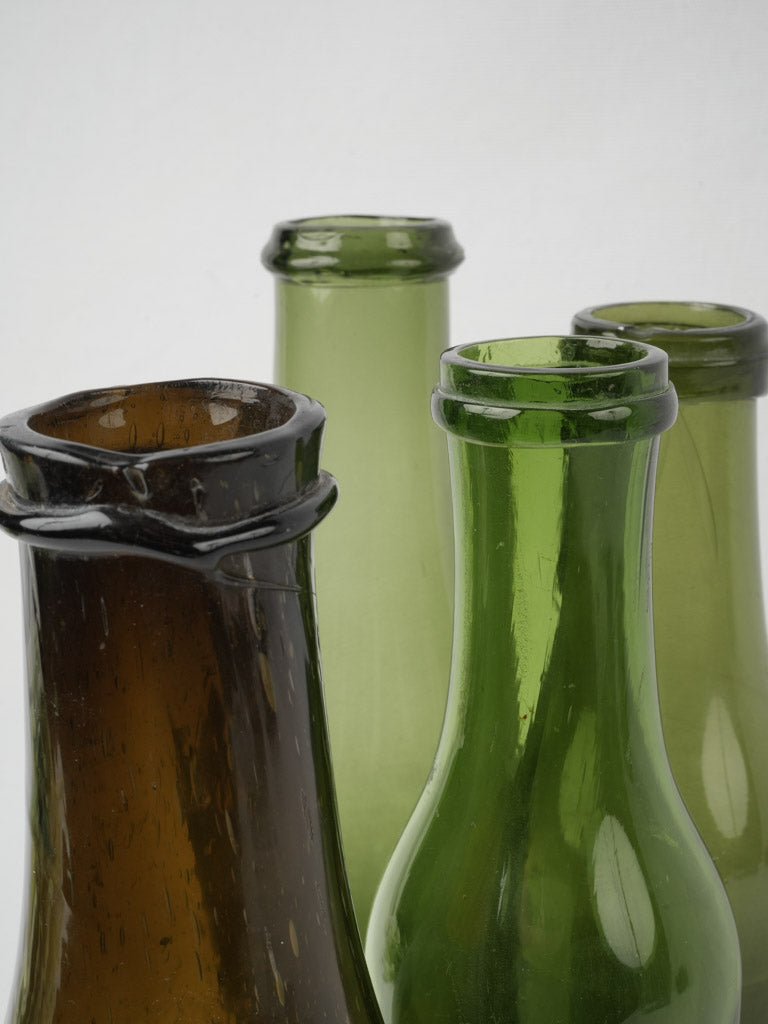 Aged Provencal truffle preserving containers
