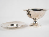 Time-worn silver hall table bowl